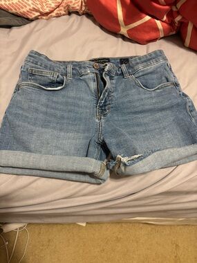 Lucky Brand Light Blue Rolled Hem Denim Shorts